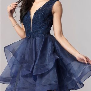 Blue cocktail dress. Fits 6-8 Great Homecoming